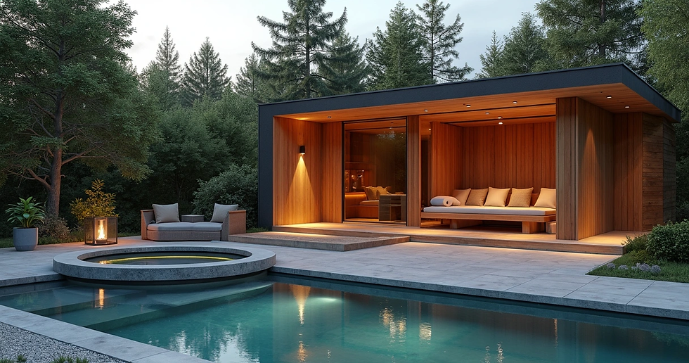 Saunas pair naturally with outdoor living spaces and are becoming a popular feature in premium backyard renovations.