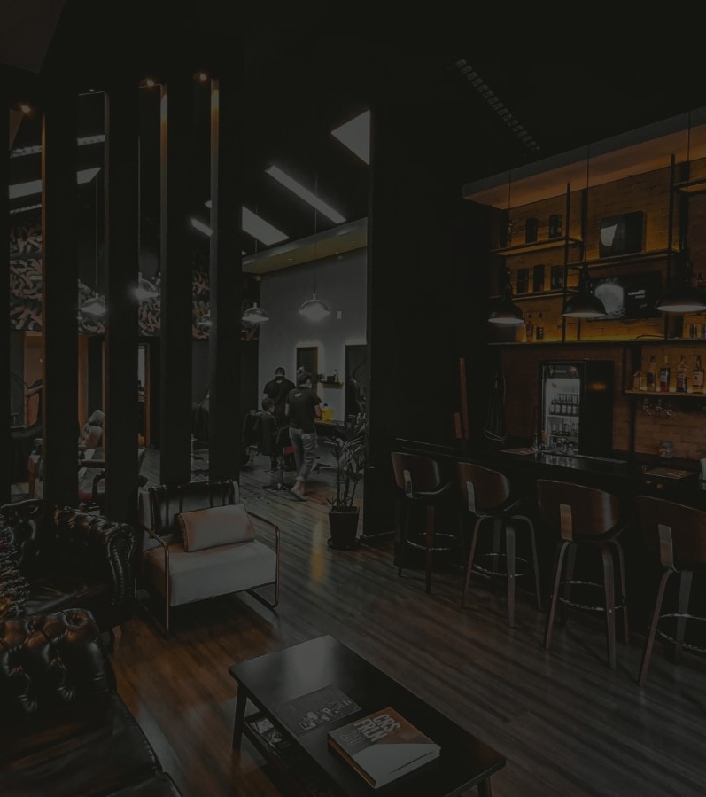 Ambiente da Smart Man Barbearia