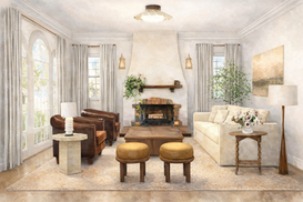 The Dena - Living Room Interior