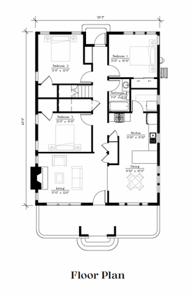 The Farnsworth - Floor Plan
