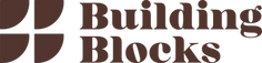 Building Blocks Altadena logo in eggplant