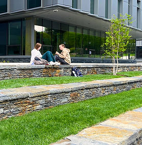 New seat walls at Computer Science Laboratory