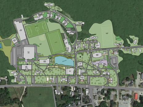 masterplan of proctor academy in andover, NH