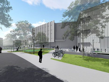 landscape rendering of umass amherst computer science laboratory