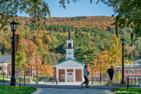 norwich university campus in the fall