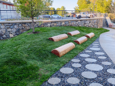 nature play at nashoba brooks school in concord, MA