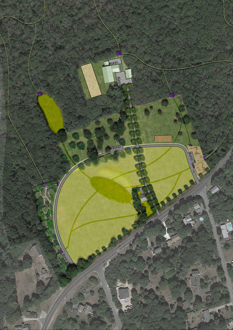 Master plan of Westport Woods - Crowley Cottrell LLC Landscape Architecture