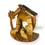 Thumbnail: Olive Wood Nativity Set with Stable | Hand-Carved Holy Family Scene
