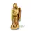 Thumbnail: Hand Carved Olive Wood Angel Holding Baby Statue | Guardian Angel Figurine