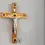 Thumbnail: 14"  Large Wall Hanging Crucifix, Olive wood Crucifix with Holy Relics
