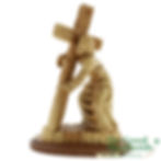 Olive wood Jesus Carrying the Cross