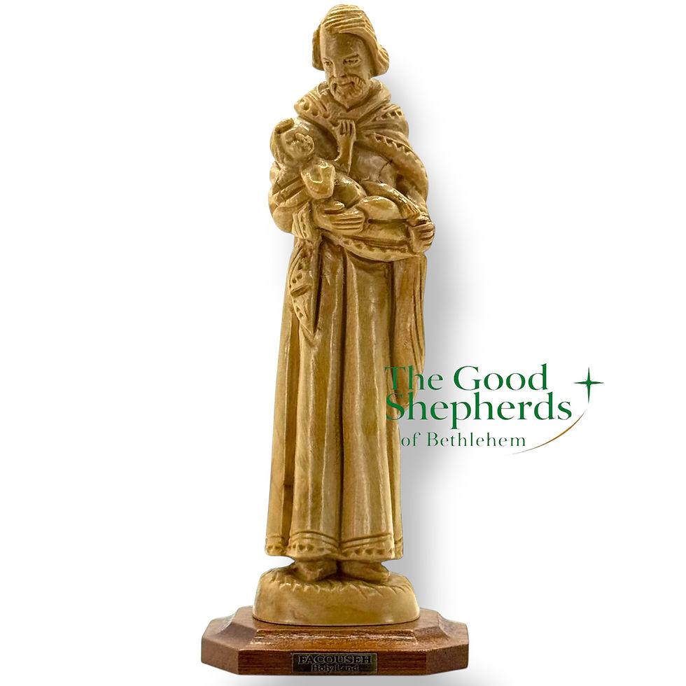 olive wood saint joseph