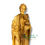 Miniatura: Estatua de madera de olivo de San José y el Niño Jesús | Escultura tallada a mano de Tierra Santa