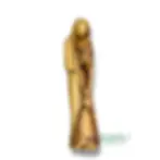 Thumbnail: 13 inches Olive Wood Virgin Mary Figurine with Rosary | Hand Carved in Bethlehem