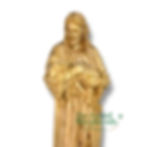 Thumbnail: Jesus Holding Lamb Olive Wood Figurine | Good Shepherd Statue