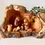 Thumbnail: Small Rustic Holy Land Nativity – Olive Wood Mary, Joseph & Baby Jesus