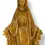 Thumbnail: Large 17.5 inches Hand-Carved Olive Wood Blessed Virgin Mary Statue