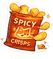 spicy crisp packet