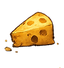 wedge of cheese