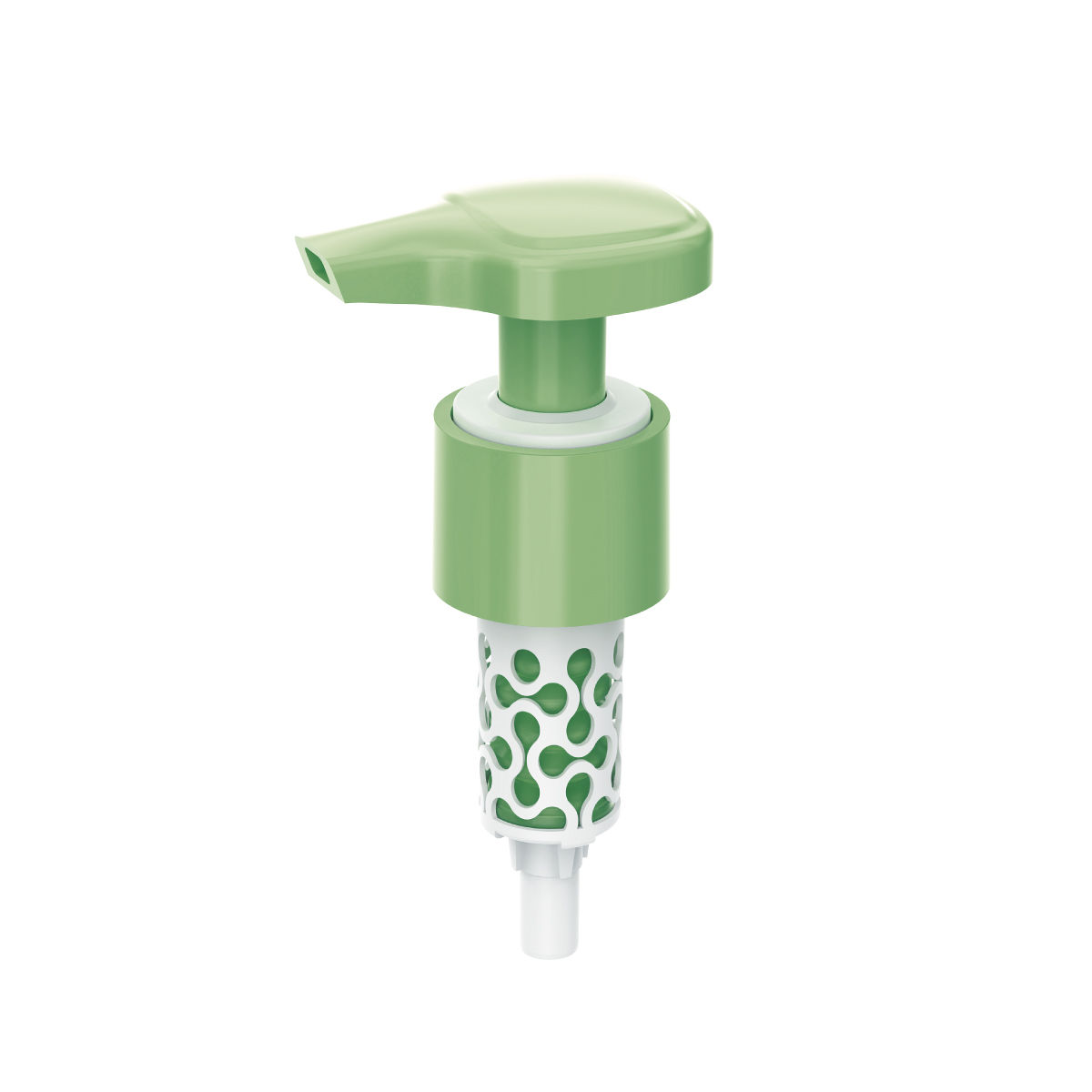 Mono-material lotion pump