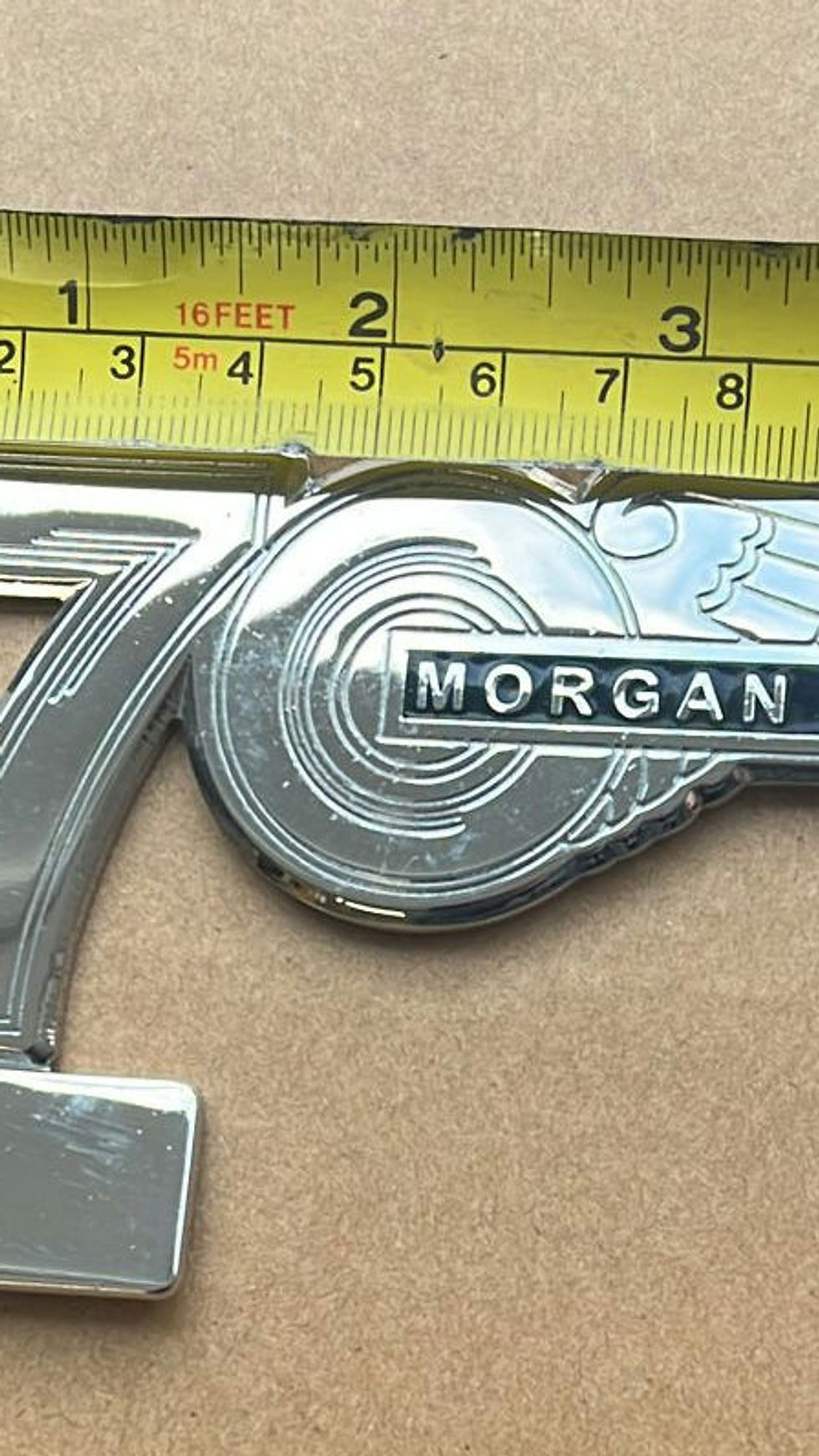 Miniatyrbild: 70 Years Morgan 4/4, 2006, Morgan Factory issued badge, size