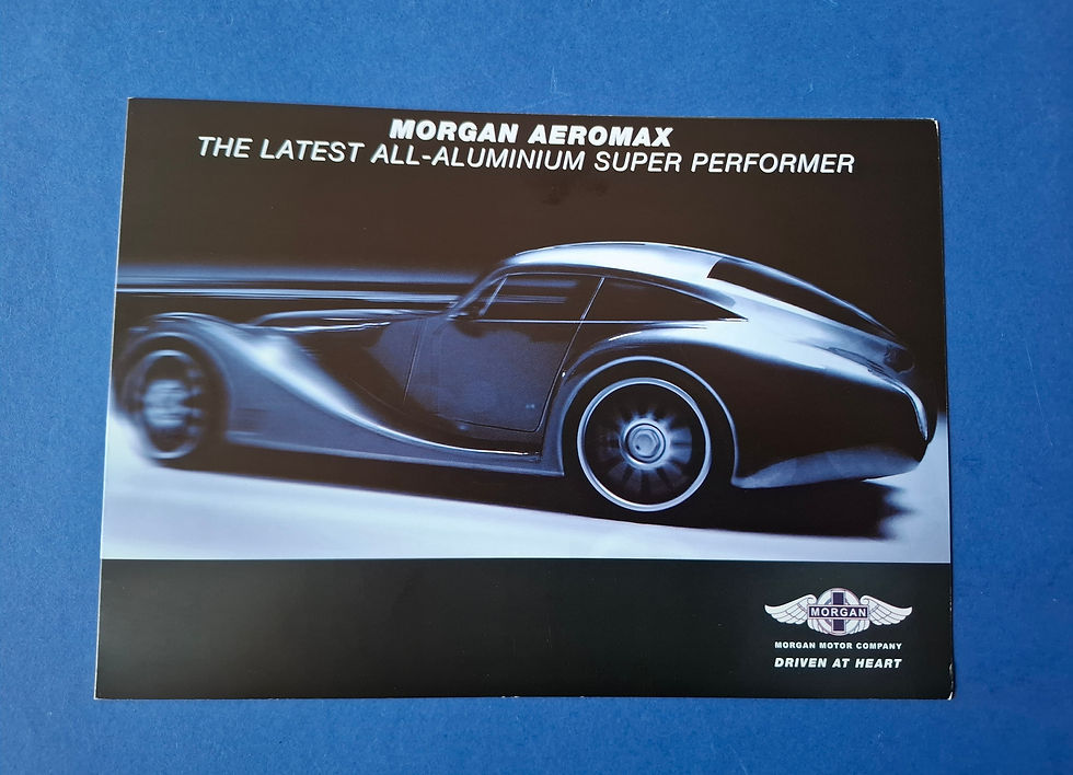 Morgan Aero Max, sales brochure 2007