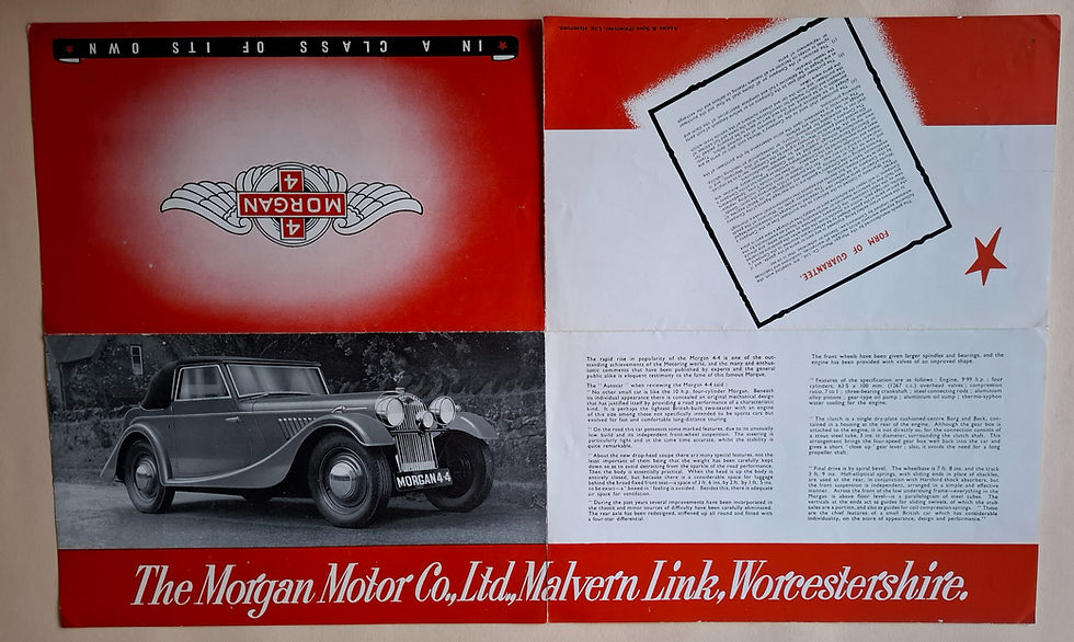 Thumbnail: Morgan 4/4 brochure, 1949