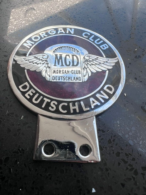 Morgan Club Deutschland, round club badge