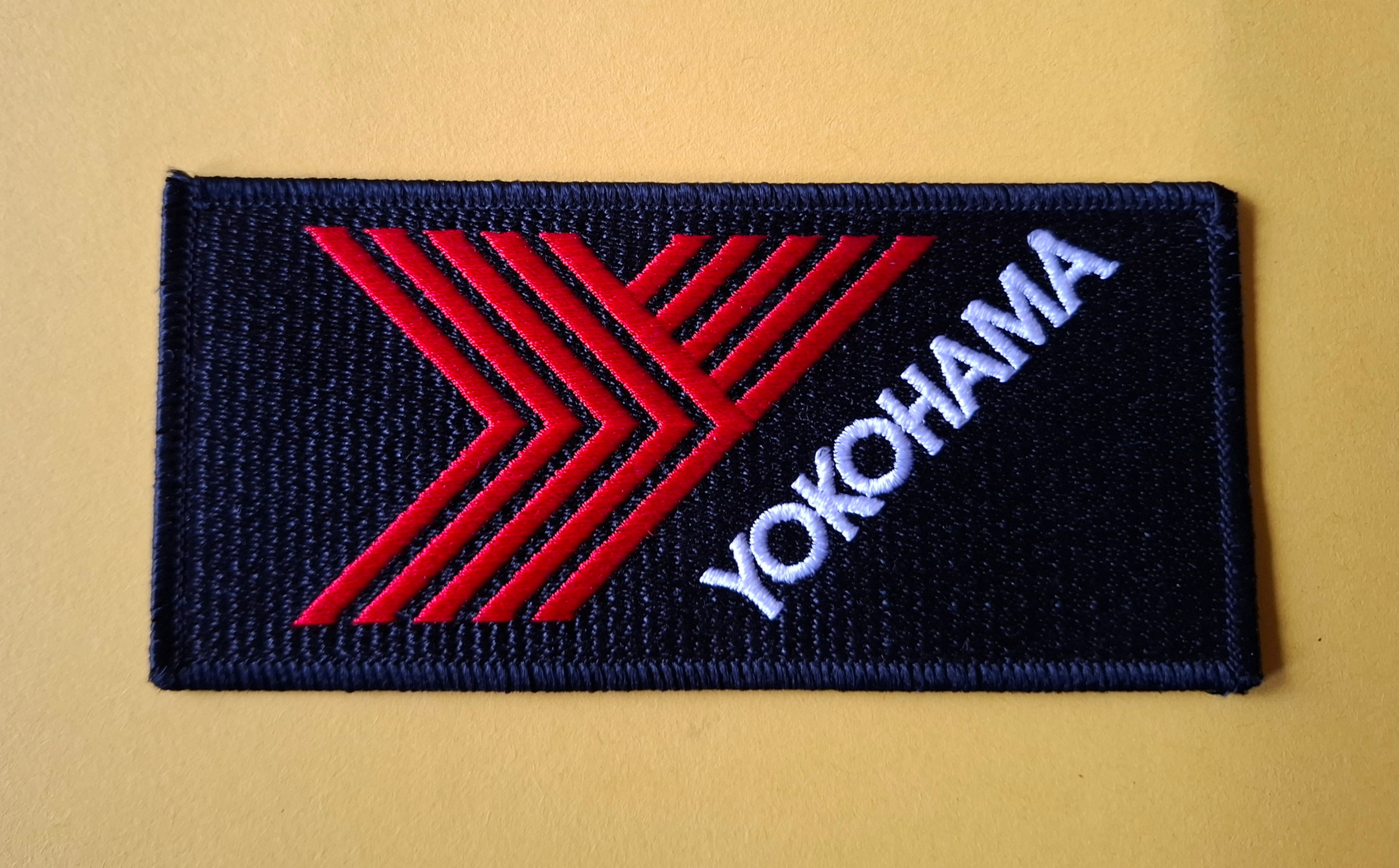 Yokohama F1 tyres, embroidered badge