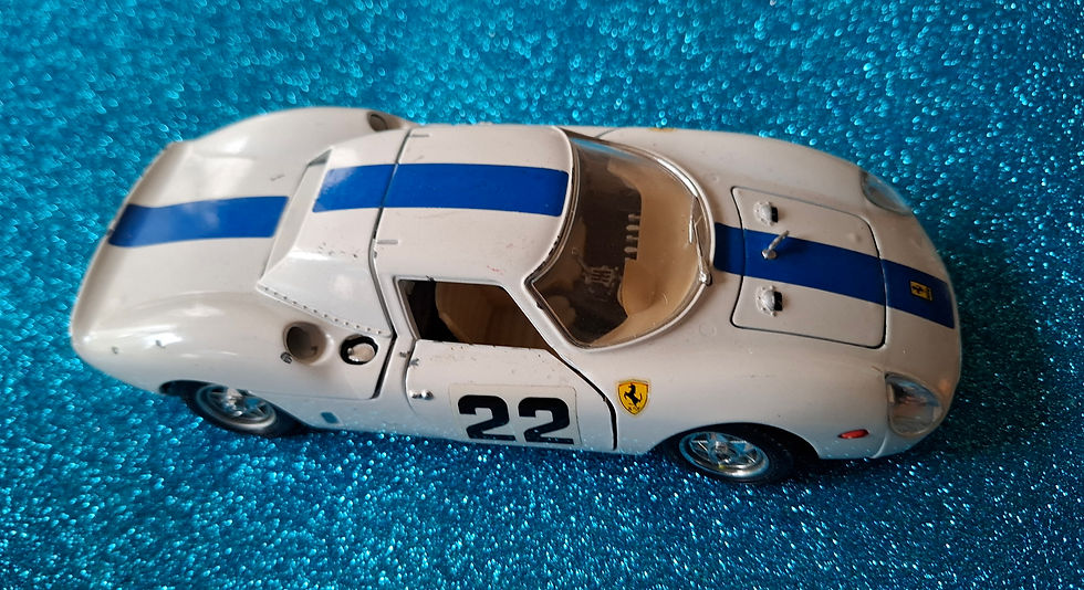 Thumbnail: Ferrari 250 LM blue/white, Bburago 1/24