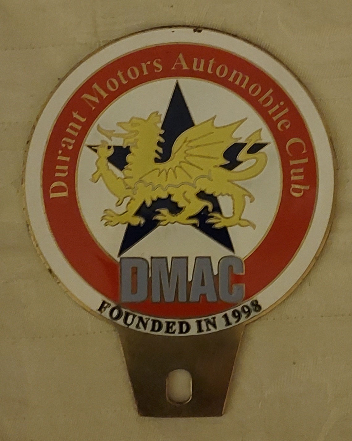 Durant Motors Automobile Club car badge