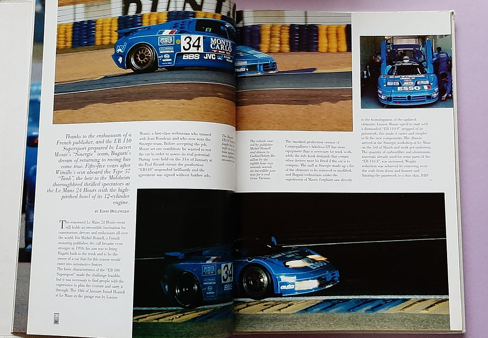 Thumbnail: Bugatti EB 110 at Le Mans, 1994