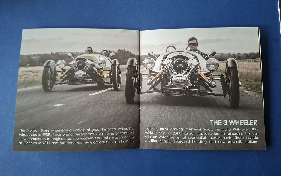 Morgan Motor Company range brochure 2014, M3W