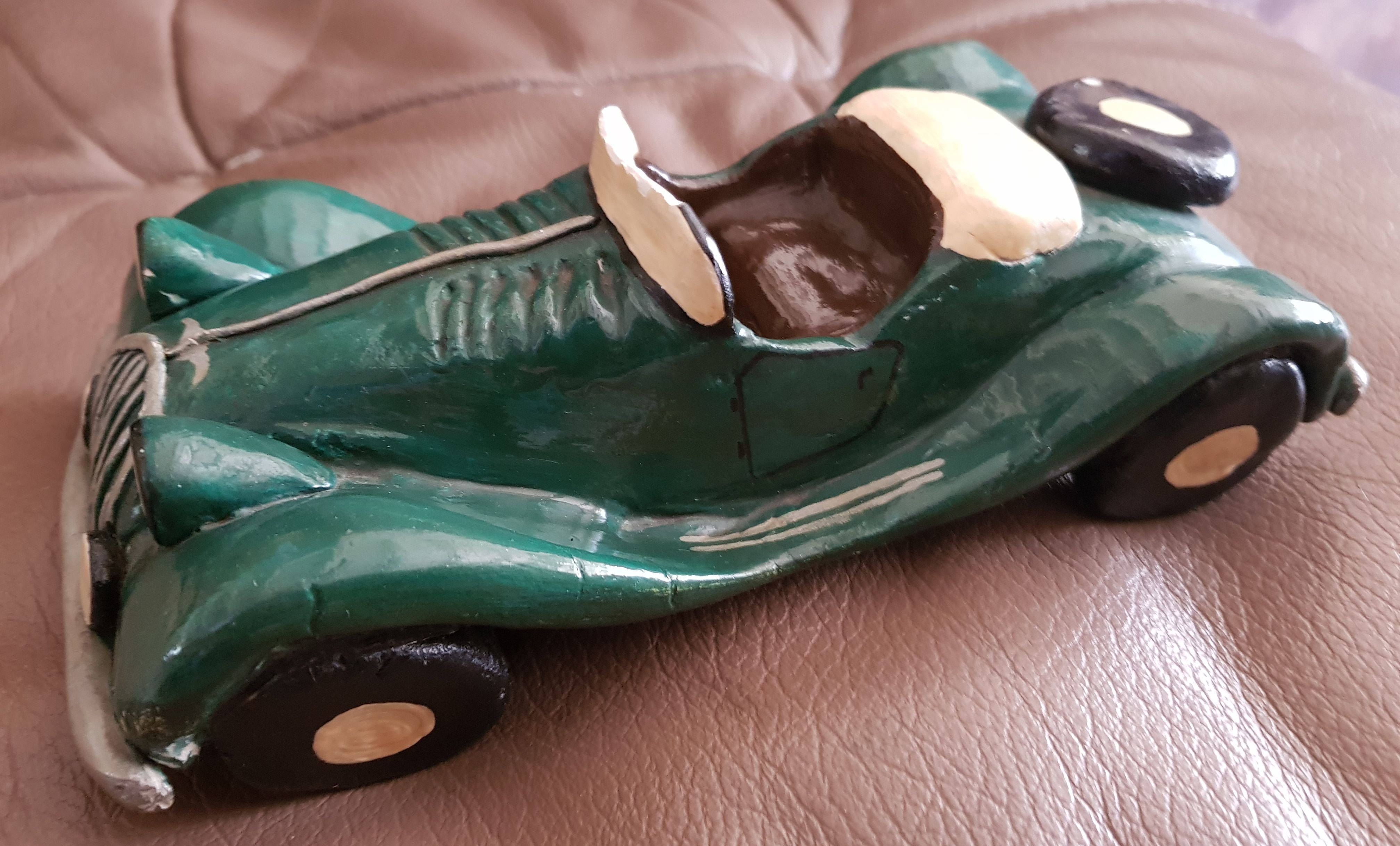 Handmade ceramic Morgan model