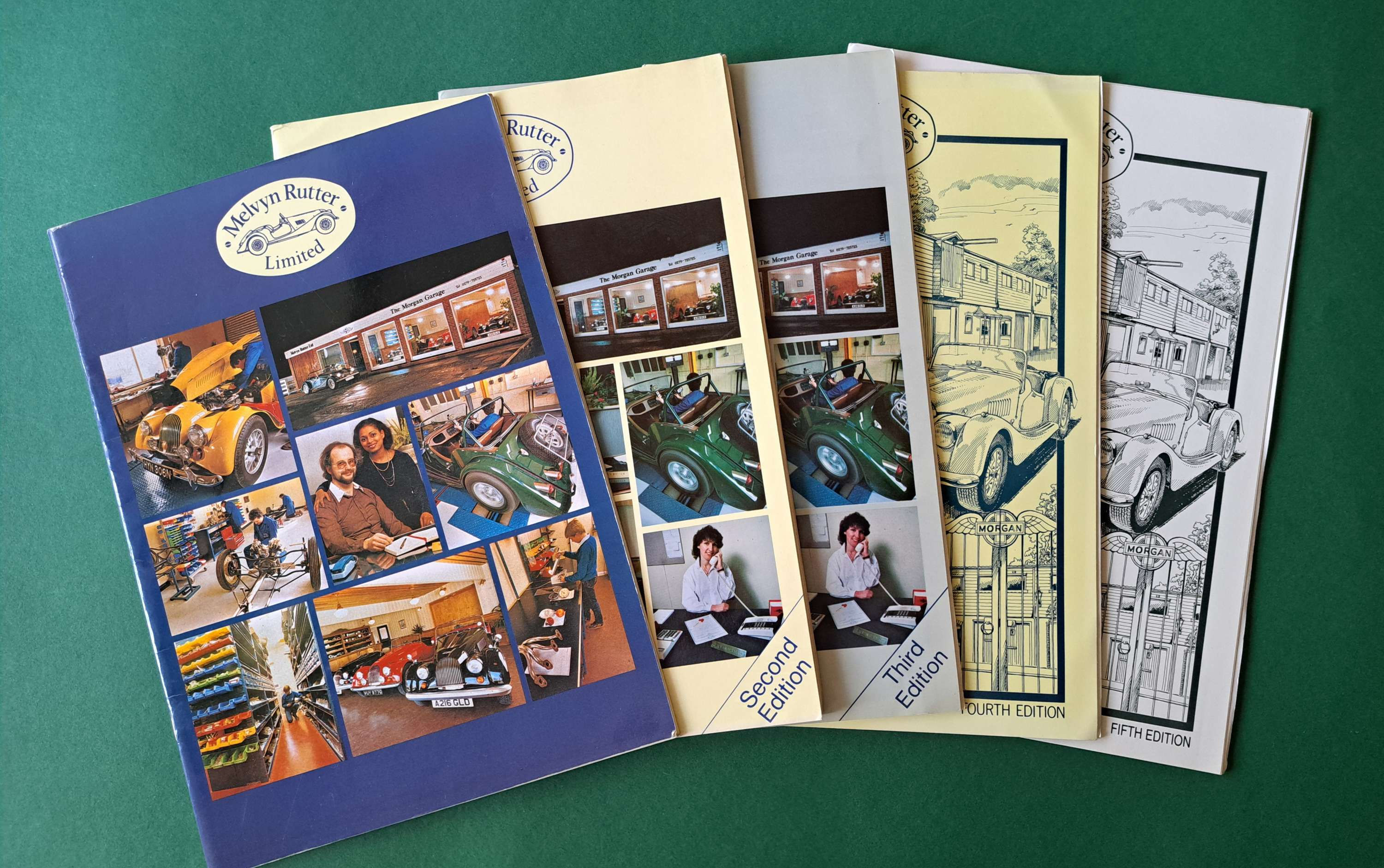 Melvyn Rutter Limited catalogues, set of 5 different