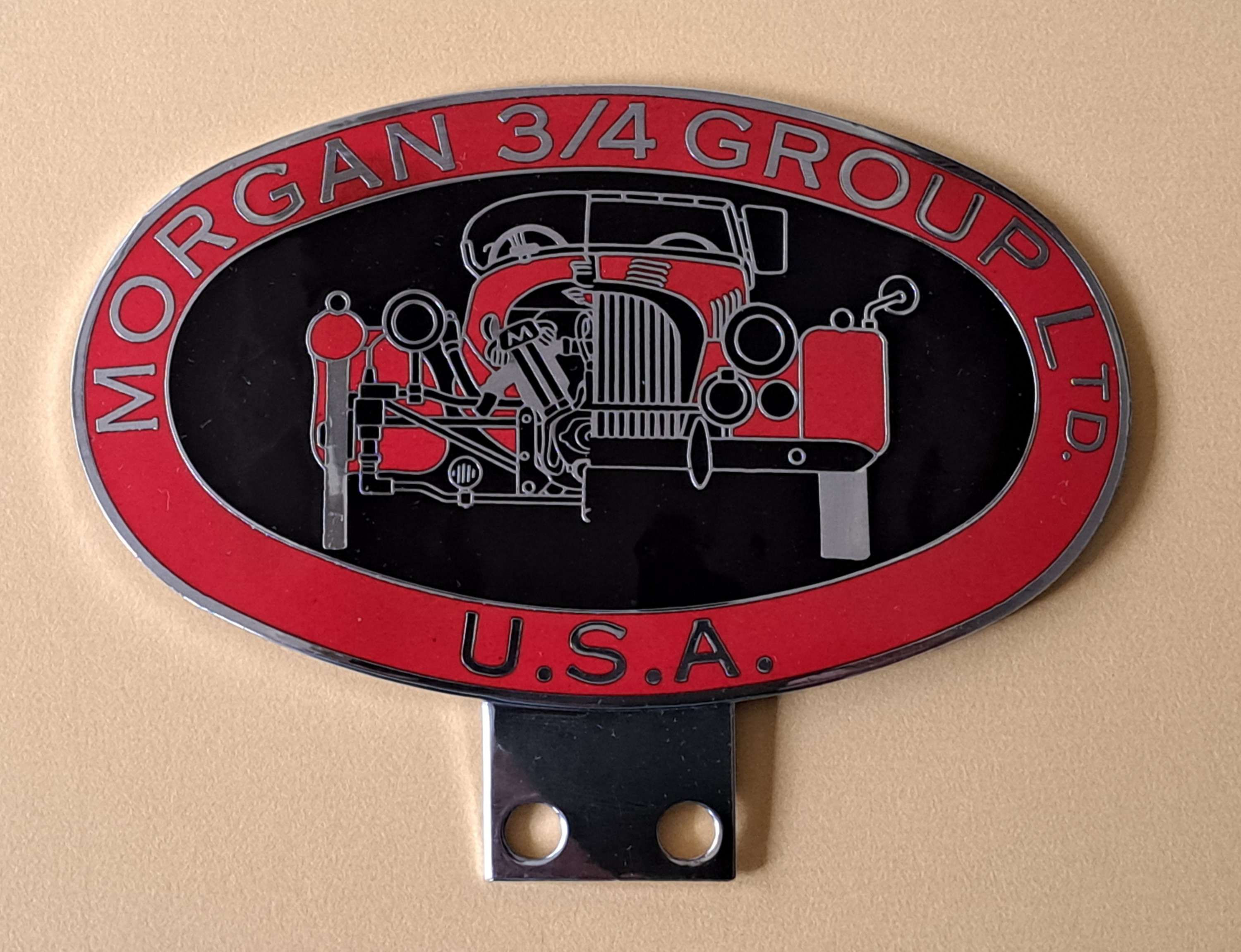 Morgan 3/4 Group Ltd, oval badge, 1990s