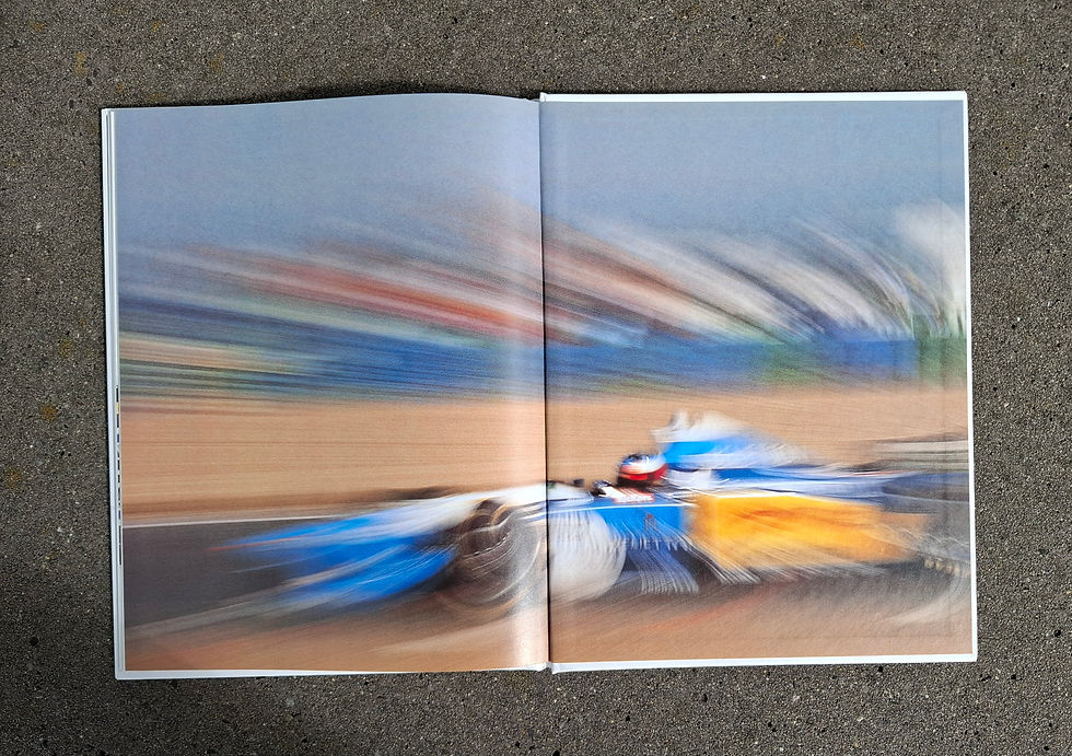 Renault Formula 1 Motor Racing Book, inside