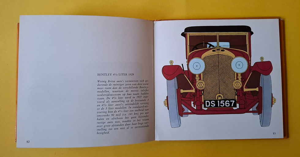 Miniatura: Auto's van Toen en Nu, Bentley