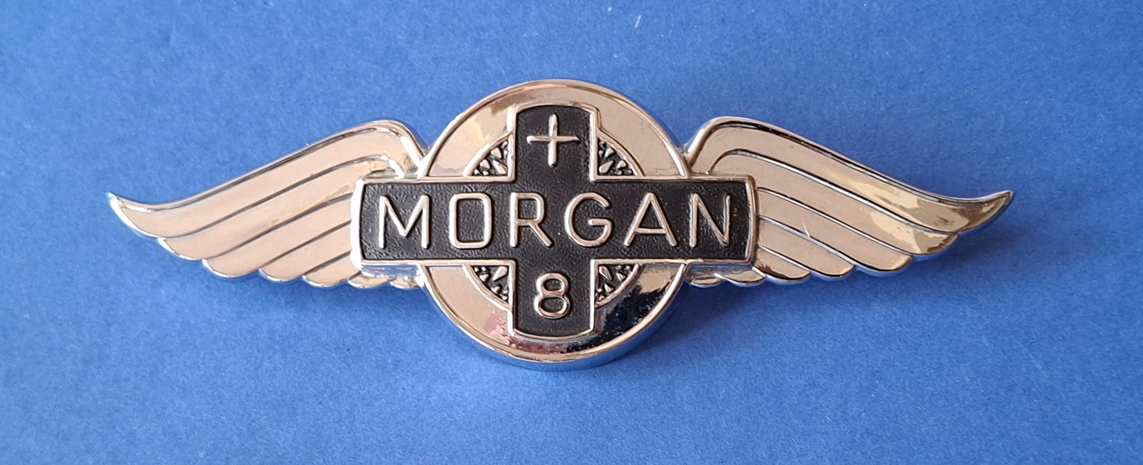 Morgan Plus 8 bonnet badge