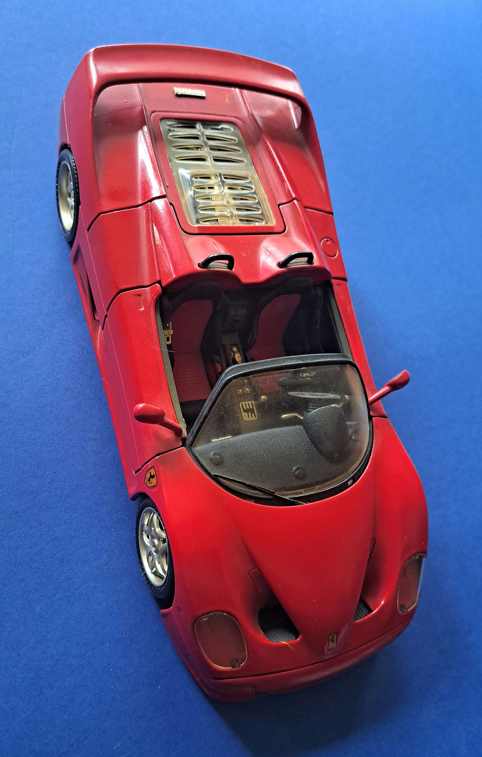 Miniatura: Ferrari F 50 scale 1/18, Bburago, from above