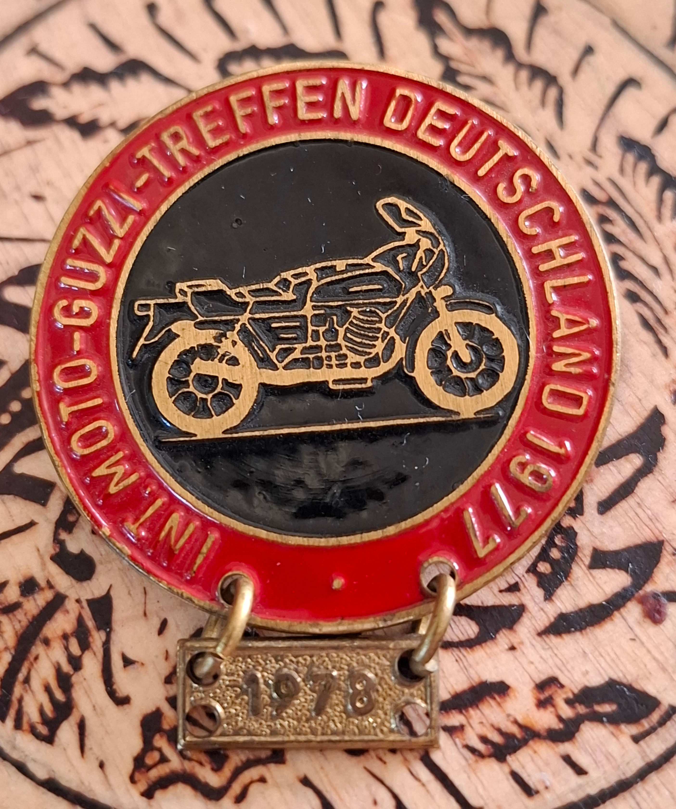 Internationales Moto-Guzzi Treffen Deutschland 1977, pin
