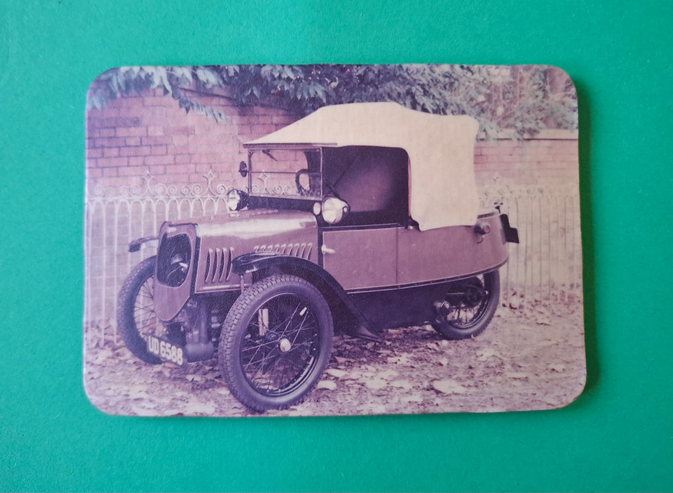 Miniatura: Morgan Three-wheeler coasters, set of 3