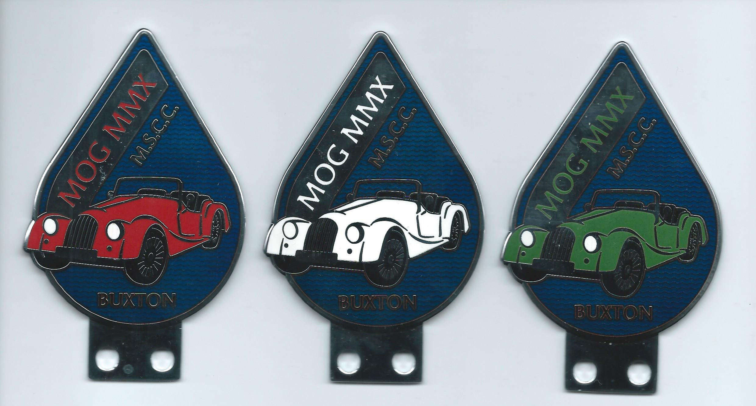 MOG MMX badges, Buxton, 2010
