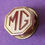 Miniaturbild: MG Octagon pin badge, gilt