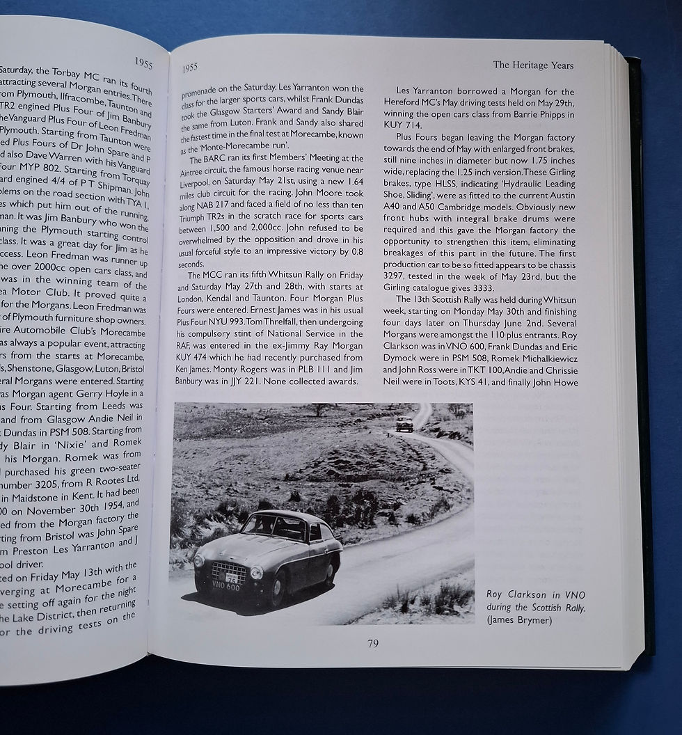 Morgan Sports Cars, The Heritage Years