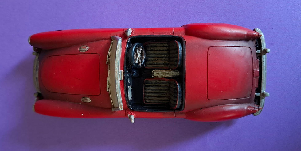 Miniatyrbild: MG MGA wax scale model, with box