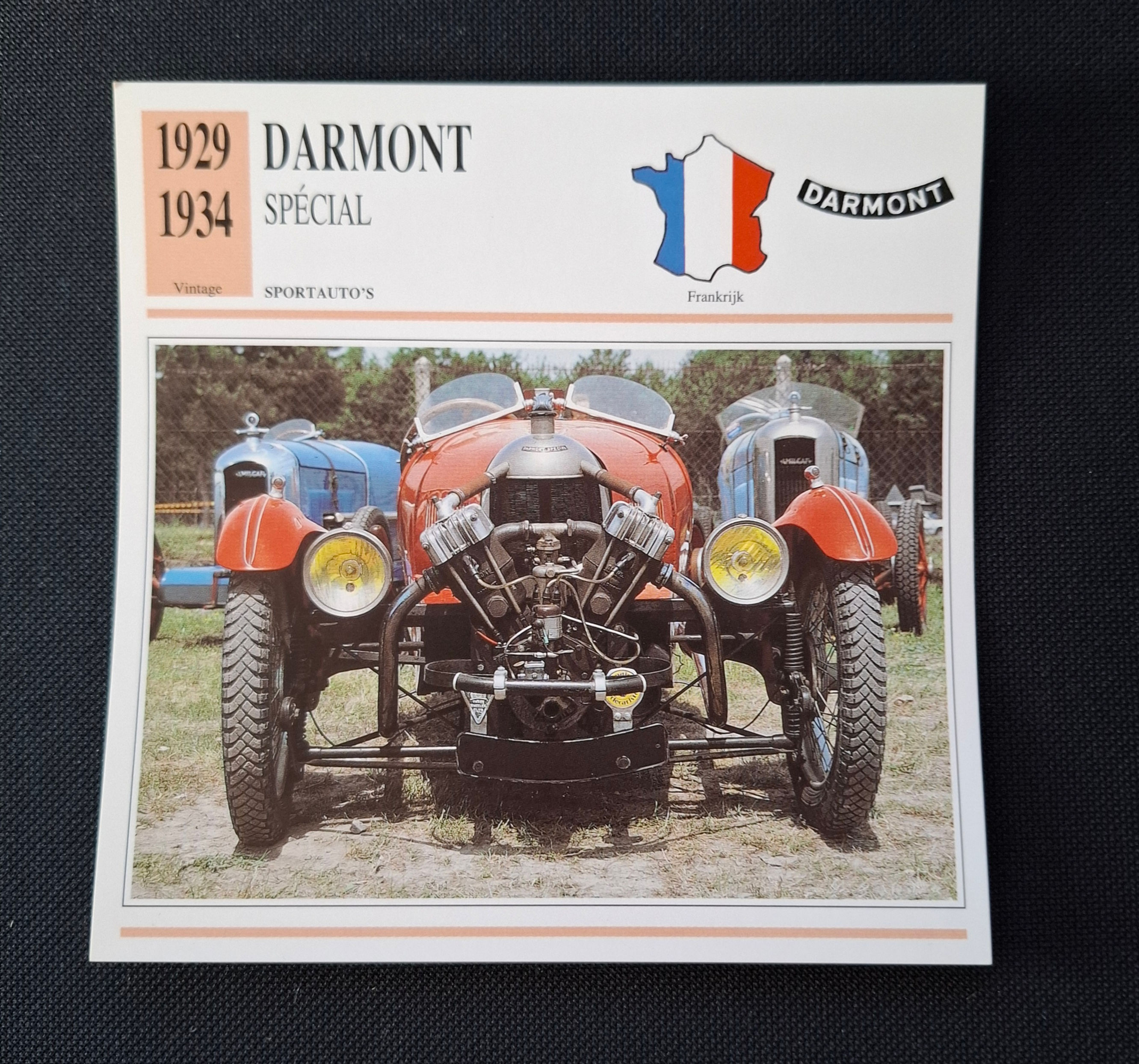 Darmont Spécial, collectors card