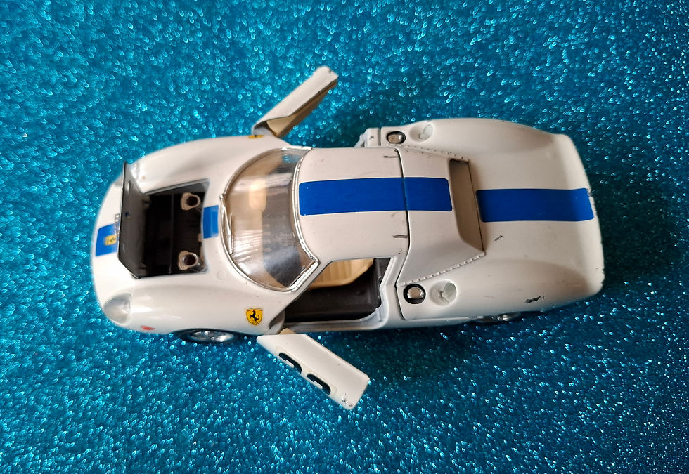 Thumbnail: Ferrari 250 LM blue/white, Bburago 1/24