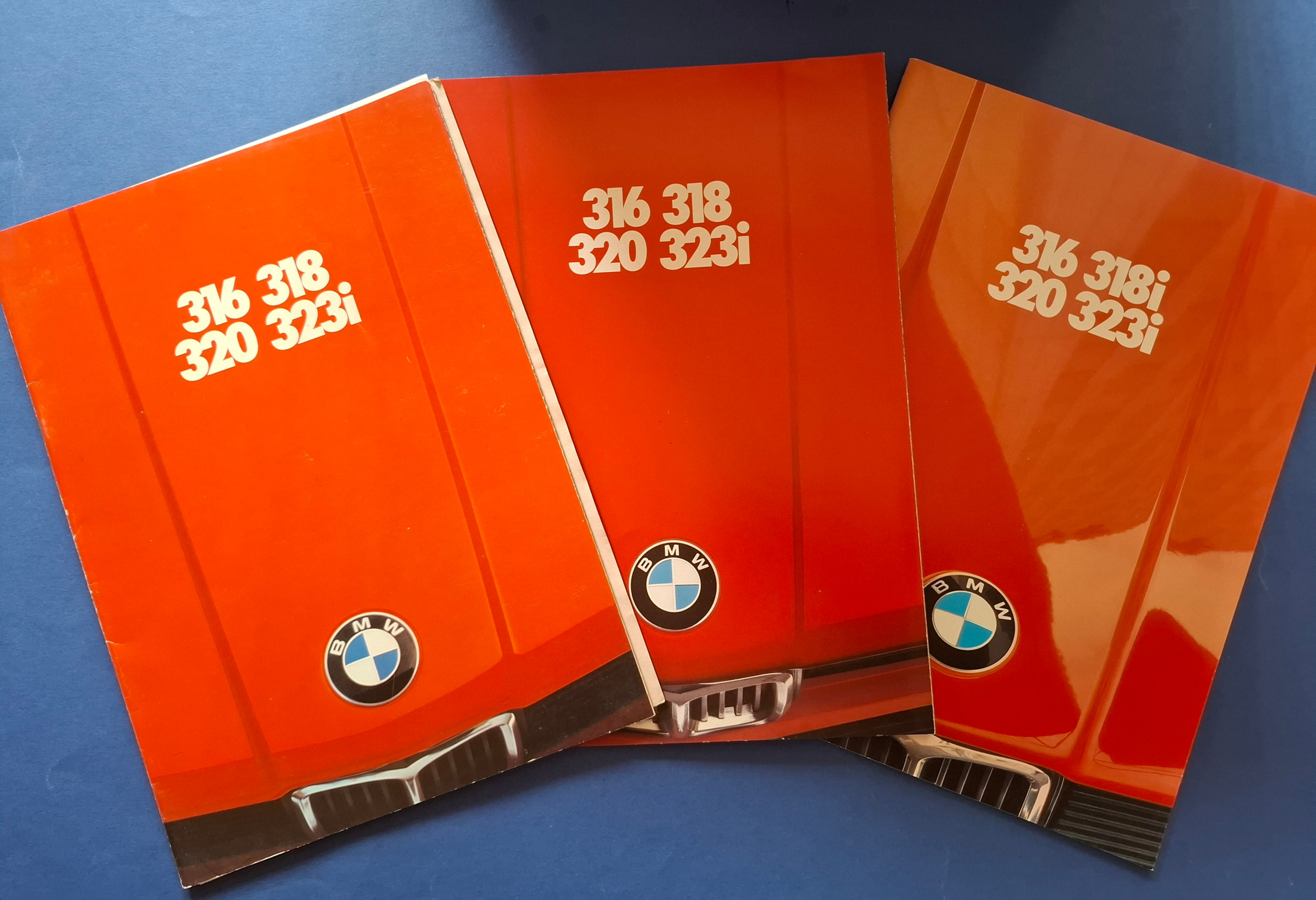 BMW 3-series catalogues, 1978, 1979 & 1980