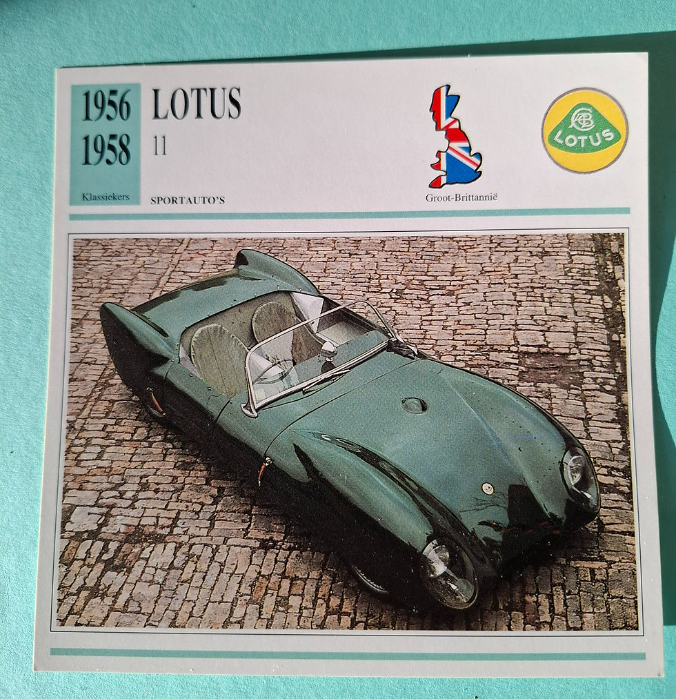 Miniatyrbild: Lotus 11 collectors card